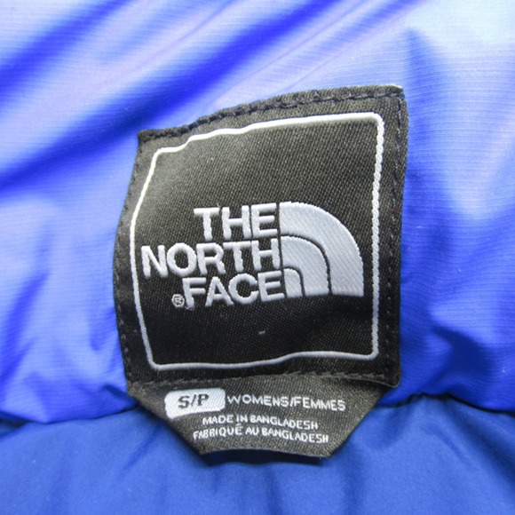 North Face Down Nuptse Jacket Women Small Purple 700 Fill Insulated Quilted Puff - Picture 5 of 15